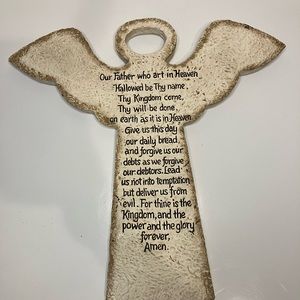 The Lord’s Prayer Cement Wall Art